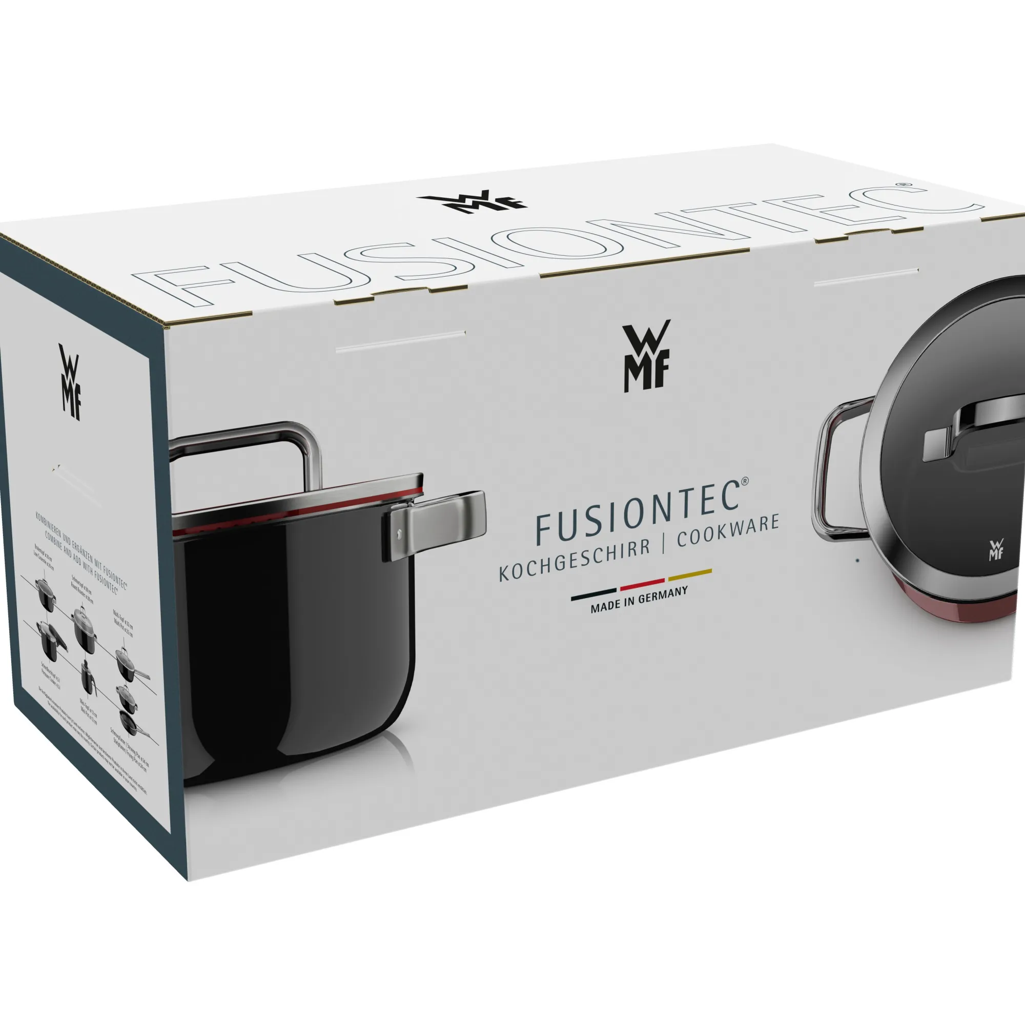 WMF Fusiontec Mineral Pro, Topf-Set, 4-teilig, Black| Topfsets