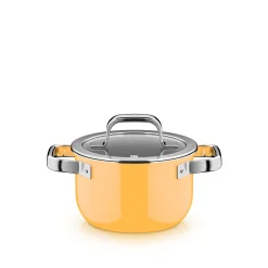 WMF Fusiontec Mineral Pro, Topf-Set, 4-teilig, Mango Yellow| Topfsets