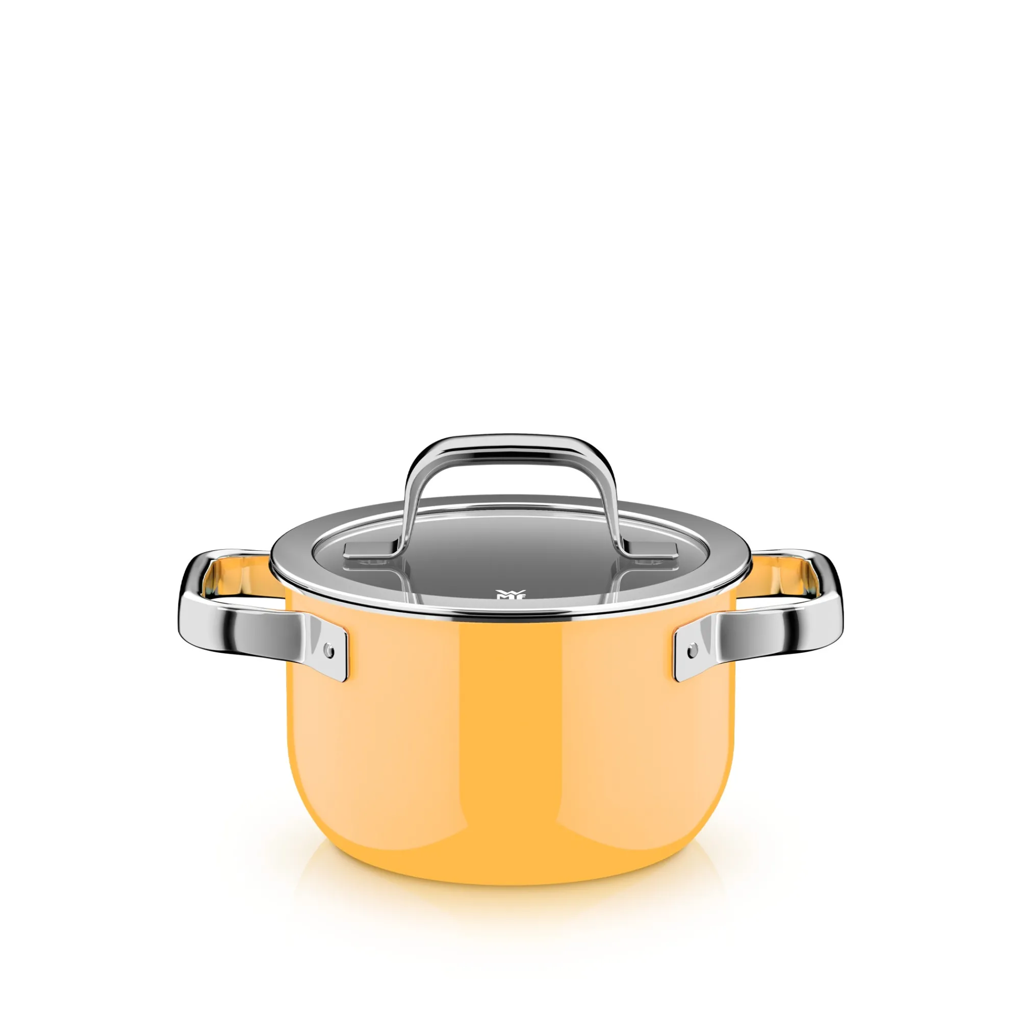 WMF Fusiontec Mineral Pro, Topf-Set, 4-teilig, Mango Yellow| Topfsets
