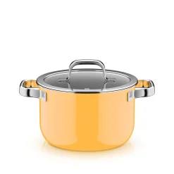 WMF Fusiontec Mineral Pro, Topf-Set, 4-teilig, Mango Yellow| Topfsets