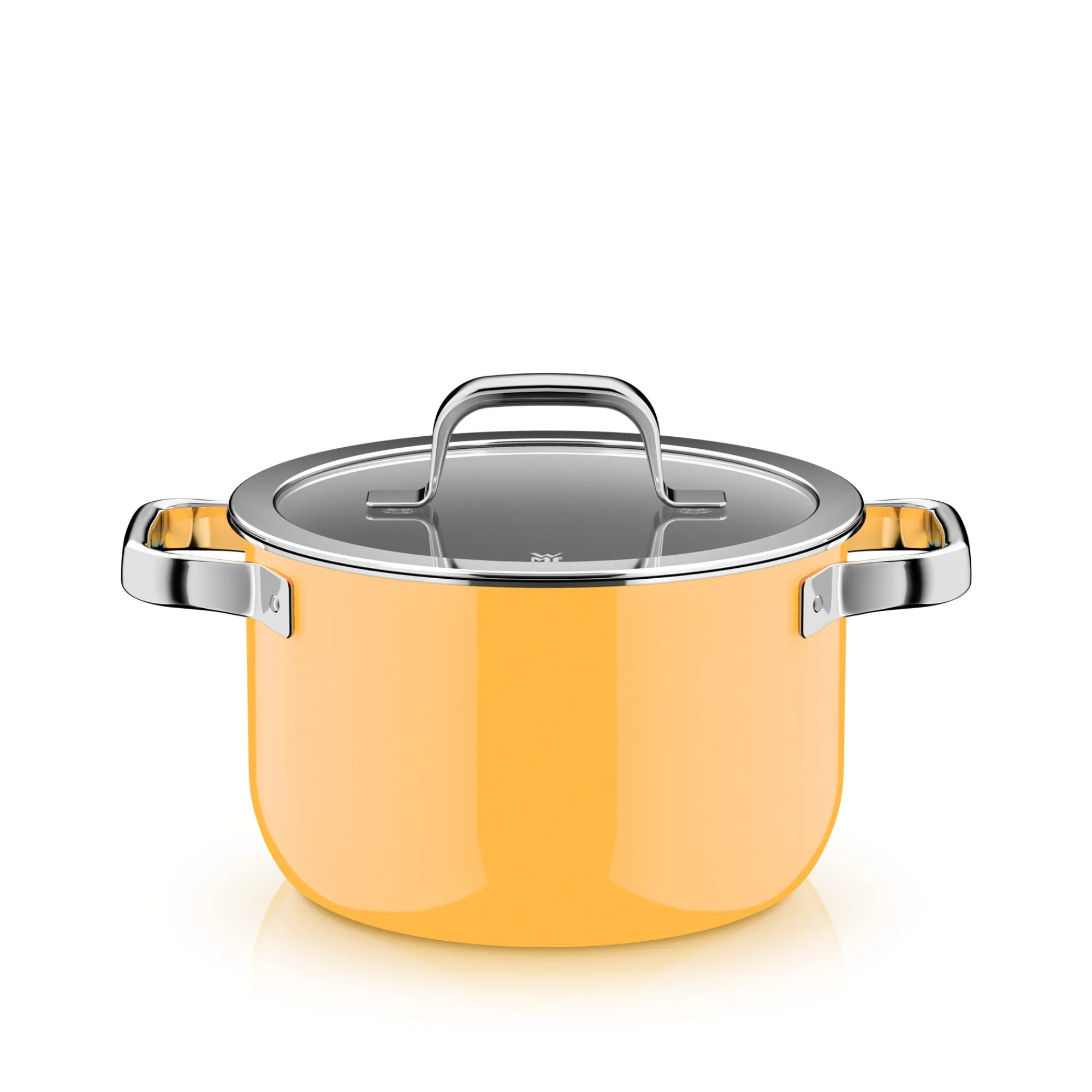 WMF Fusiontec Mineral Pro, Topf-Set, 4-teilig, Mango Yellow| Topfsets