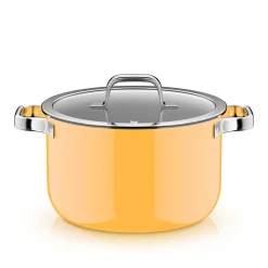 WMF Fusiontec Mineral Pro, Topf-Set, 4-teilig, Mango Yellow| Topfsets
