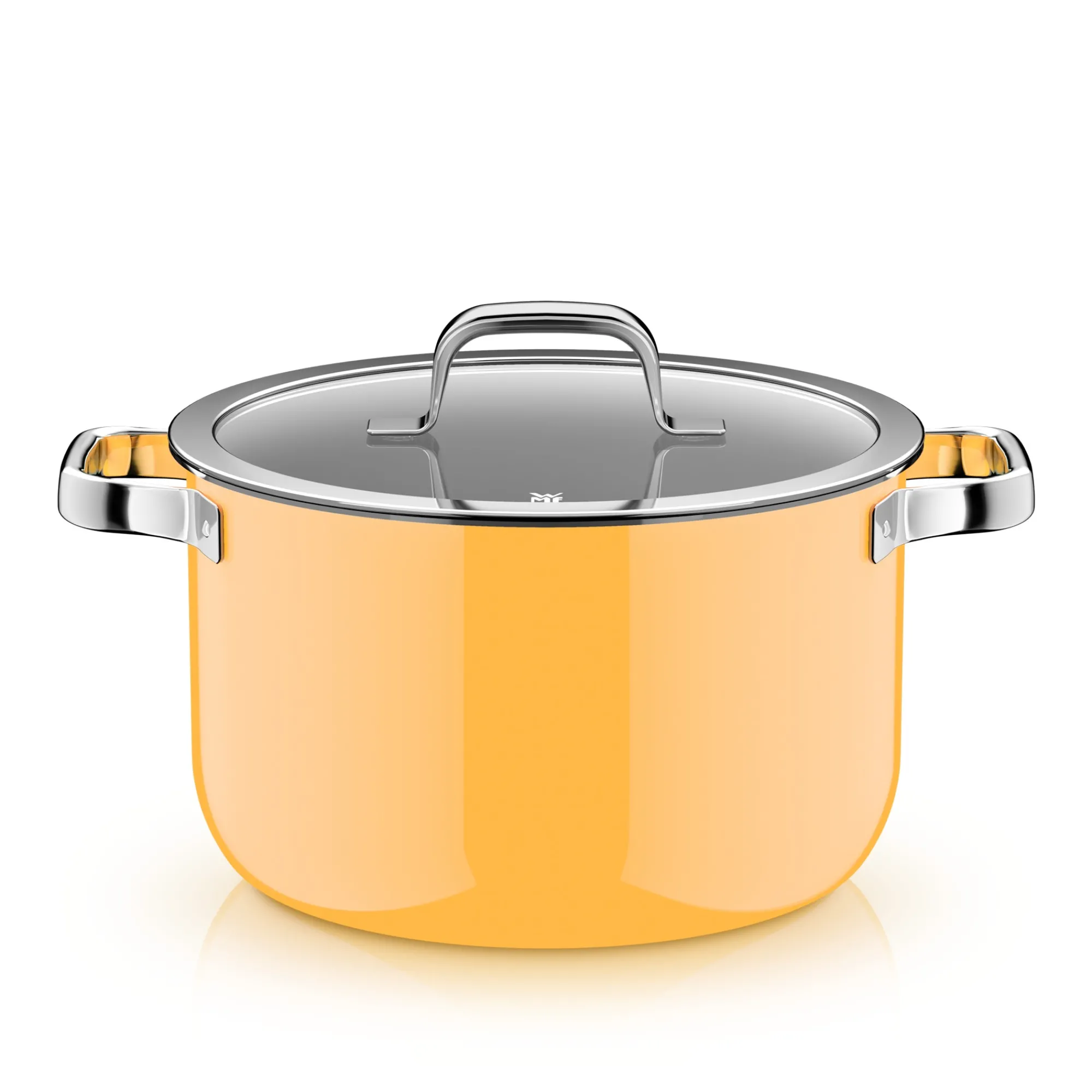 WMF Fusiontec Mineral Pro, Topf-Set, 4-teilig, Mango Yellow| Topfsets