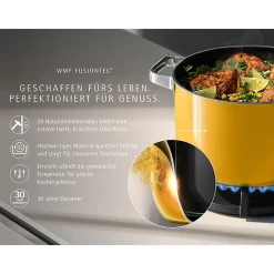 WMF Fusiontec Mineral Pro, Topf-Set, 4-teilig, Mango Yellow| Topfsets