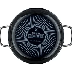 WMF Fusiontec Mineral Schmorpfanne mit Glasdeckel, 24 cm, Black| Schmorpfannen|Pfannen Mit Deckel