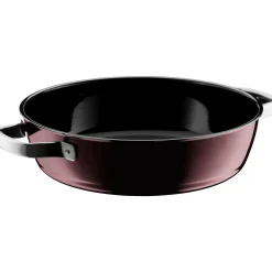 WMF Fusiontec Mineral Schmorpfanne mit Glasdeckel, 28 cm, Rose Quartz| Schmorpfannen|Induktionspfannen