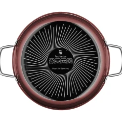 WMF Fusiontec Mineral Schmorpfanne mit Glasdeckel, 24 cm, Rose Quartz| Schmorpfannen|Pfannen Mit Deckel