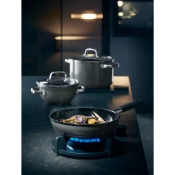 WMF Fusiontec Mineral Stielpfanne, 28 cm, Platinum| Bratpfannen