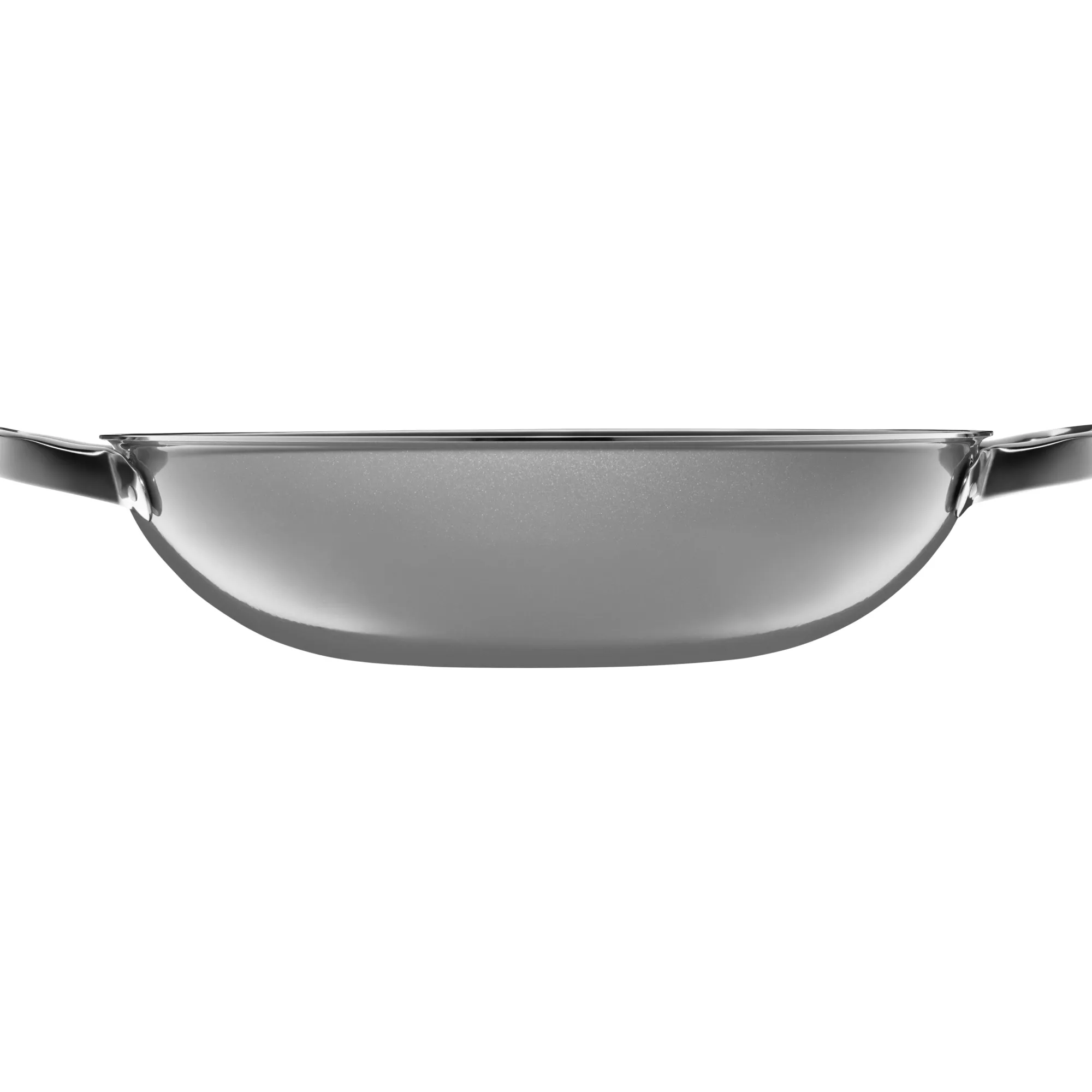 WMF Fusiontec Mineral Wok mit Glasdeckel, 32 cm, Platinum| Woks|Pfannen Mit Deckel