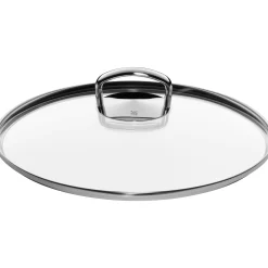 WMF Fusiontec Mineral Wok mit Glasdeckel, 32 cm, Platinum| Woks|Pfannen Mit Deckel