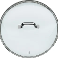 WMF Fusiontec Mineral Wok mit Glasdeckel, 28 cm, Platinum| Woks
