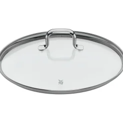 WMF Fusiontec Mineral Wok mit Glasdeckel, 28 cm, Platinum| Woks