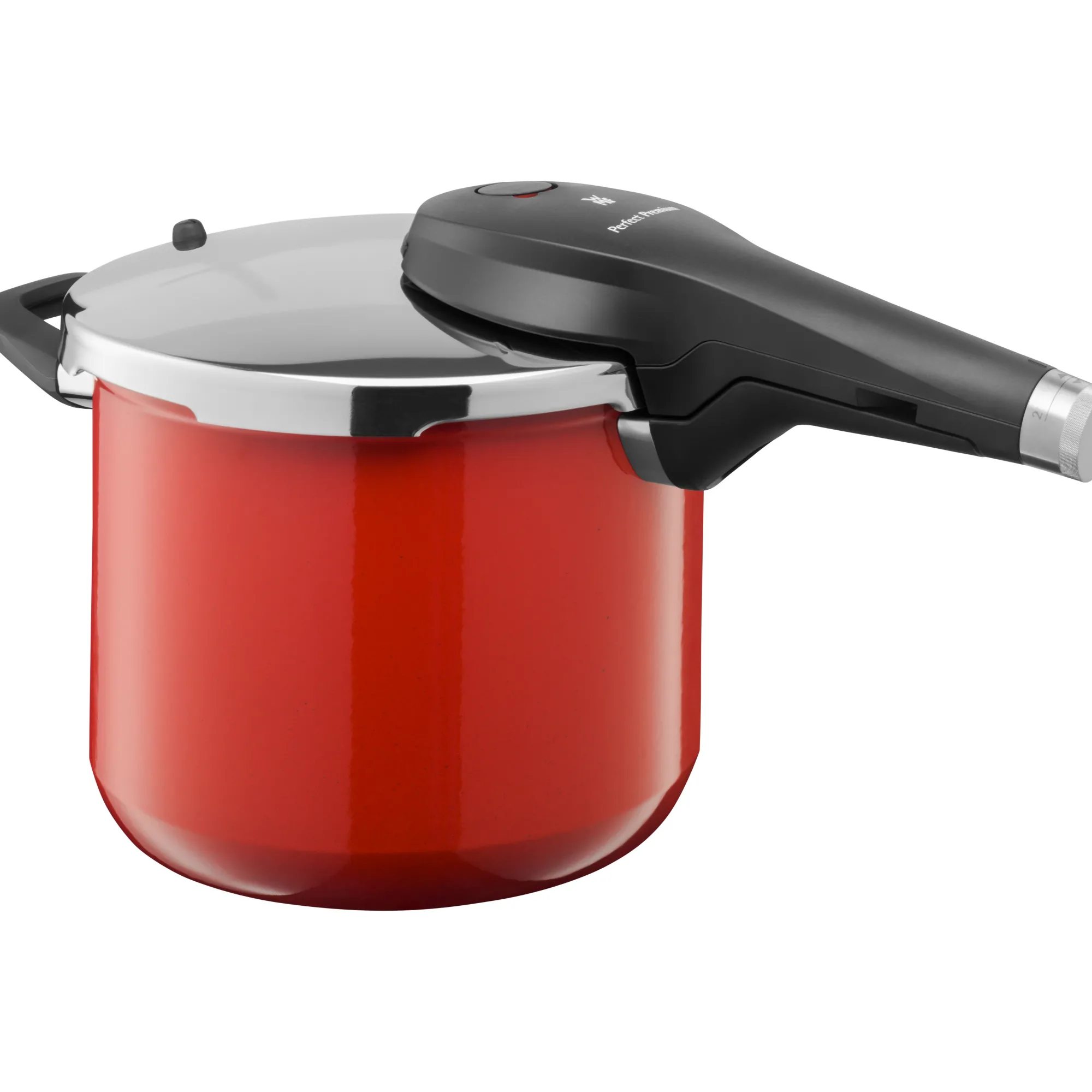 WMF Fusiontec Perfect Premium Schnellkochtopf, 22 cm, 6,5 l Red| Schnellkochtöpfe|Induktionstöpfe