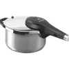 WMF Fusiontec Perfect Premium Schnellkochtopf, 22 cm, 4,5 l Platinum| Schnellkochtöpfe|Induktionstöpfe