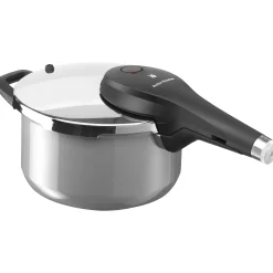 WMF Fusiontec Perfect Premium Schnellkochtopf, 22 cm, 4,5 l Platinum| Schnellkochtöpfe|Induktionstöpfe