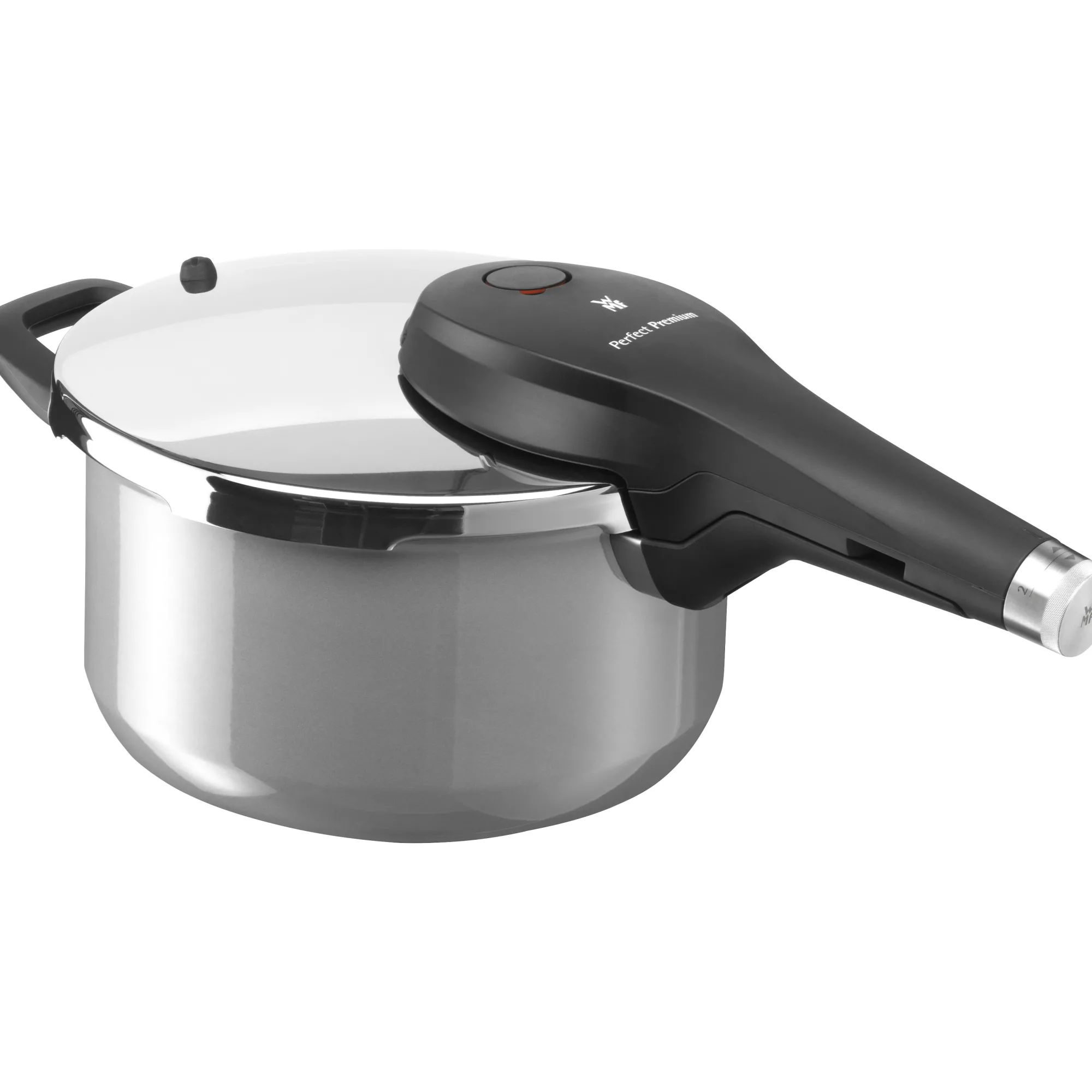 WMF Fusiontec Perfect Premium Schnellkochtopf, 22 cm, 4,5 l Platinum| Schnellkochtöpfe|Induktionstöpfe