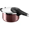WMF Fusiontec Perfect Premium Schnellkochtopf, 22 cm, 4,5 Liter, Rose Quartz| Induktionstöpfe|Schnellkochtöpfe