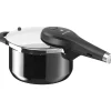 WMF Fusiontec Perfect Premium Schnellkochtopf, 22 cm, 4,5 Liter, Black| Schnellkochtöpfe|Induktionstöpfe