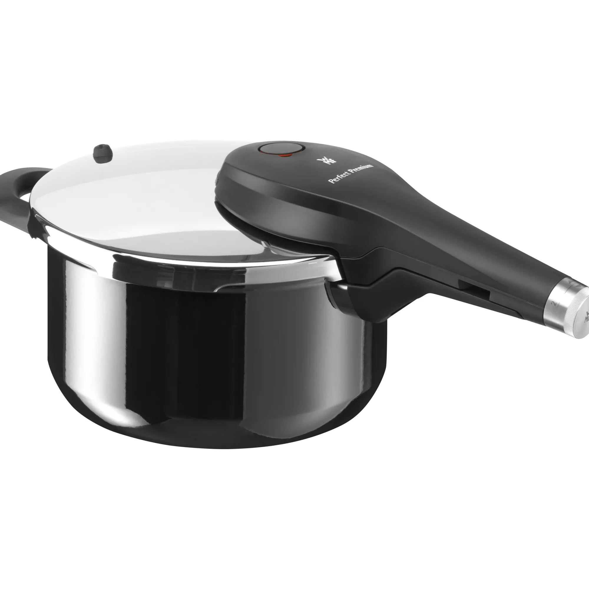 WMF Fusiontec Perfect Premium Schnellkochtopf, 22 cm, 4,5 Liter, Black| Schnellkochtöpfe|Induktionstöpfe