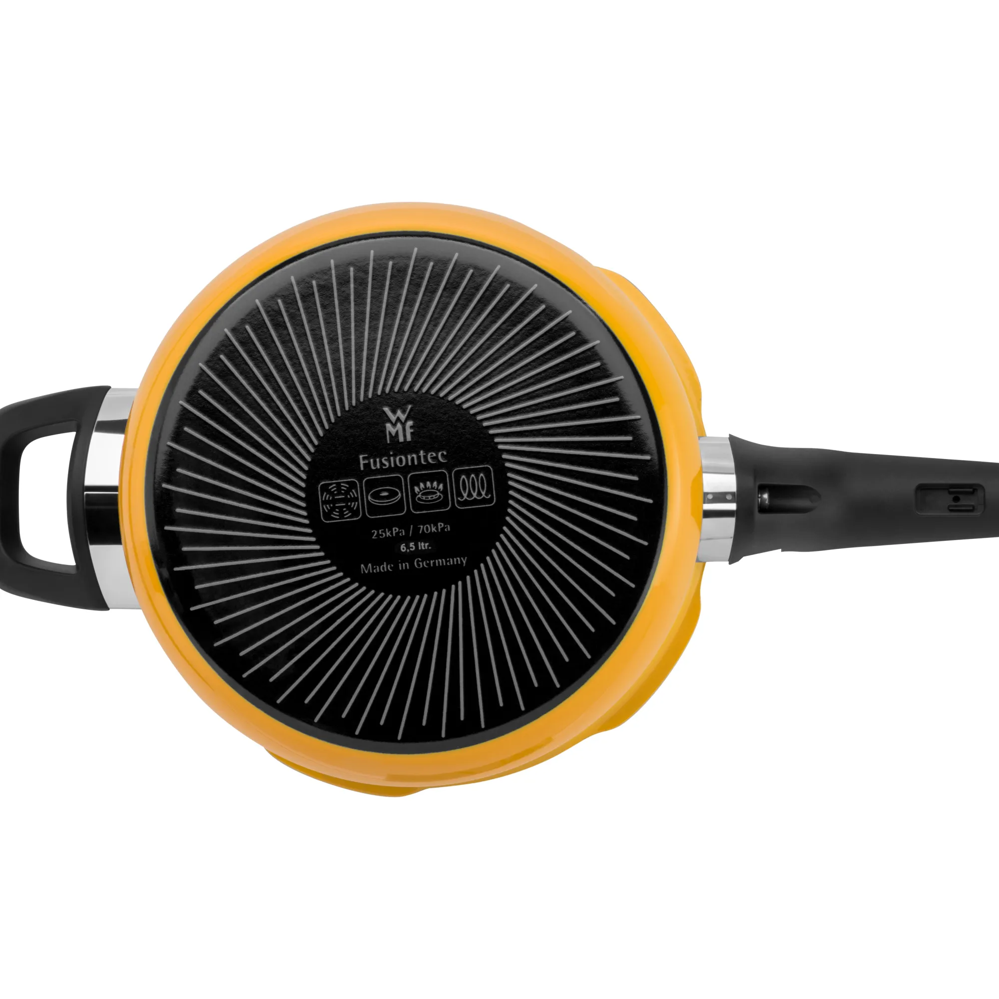 WMF Fusiontec Perfect Premium Schnellkochtopf, 22 cm, 4,5 l Yellow| Schnellkochtöpfe|Induktionstöpfe