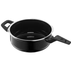 WMF Fusiontec Perfect Premium Schnellkochtopf, 22 cm, 3,0 Liter, Black| Induktionstöpfe