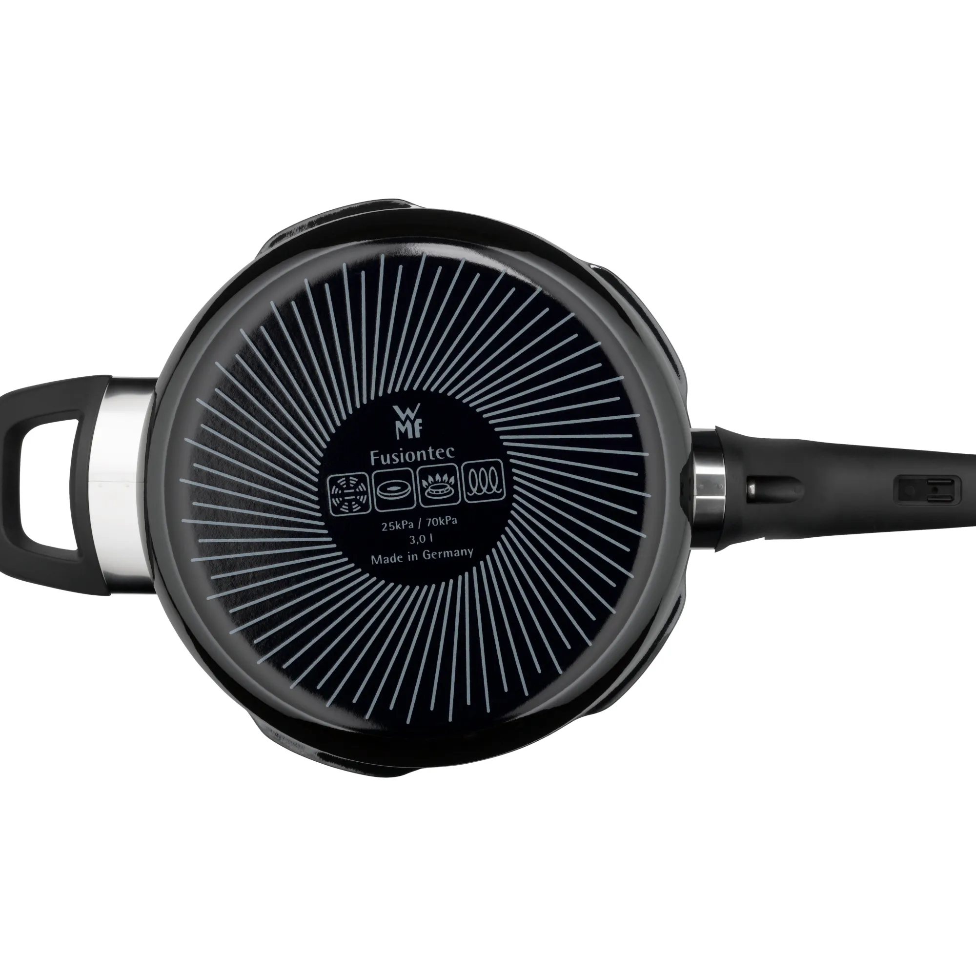 WMF Fusiontec Perfect Premium Schnellkochtopf, 22 cm, 3,0 Liter, Black| Induktionstöpfe