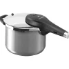 WMF Fusiontec Perfect Premium Schnellkochtopf, 22 cm, 6,5 Liter, Platinum| Schnellkochtöpfe|Induktionstöpfe