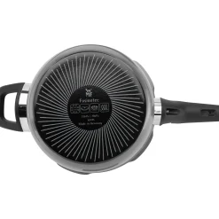 WMF Fusiontec Perfect Premium Schnellkochtopf, 22 cm, 6,5 Liter, Platinum| Schnellkochtöpfe|Induktionstöpfe