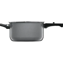 WMF Fusiontec Perfect Schnellkochtopf, 22 cm, 4,5 l Platinum| Schnellkochtöpfe|Induktionstöpfe