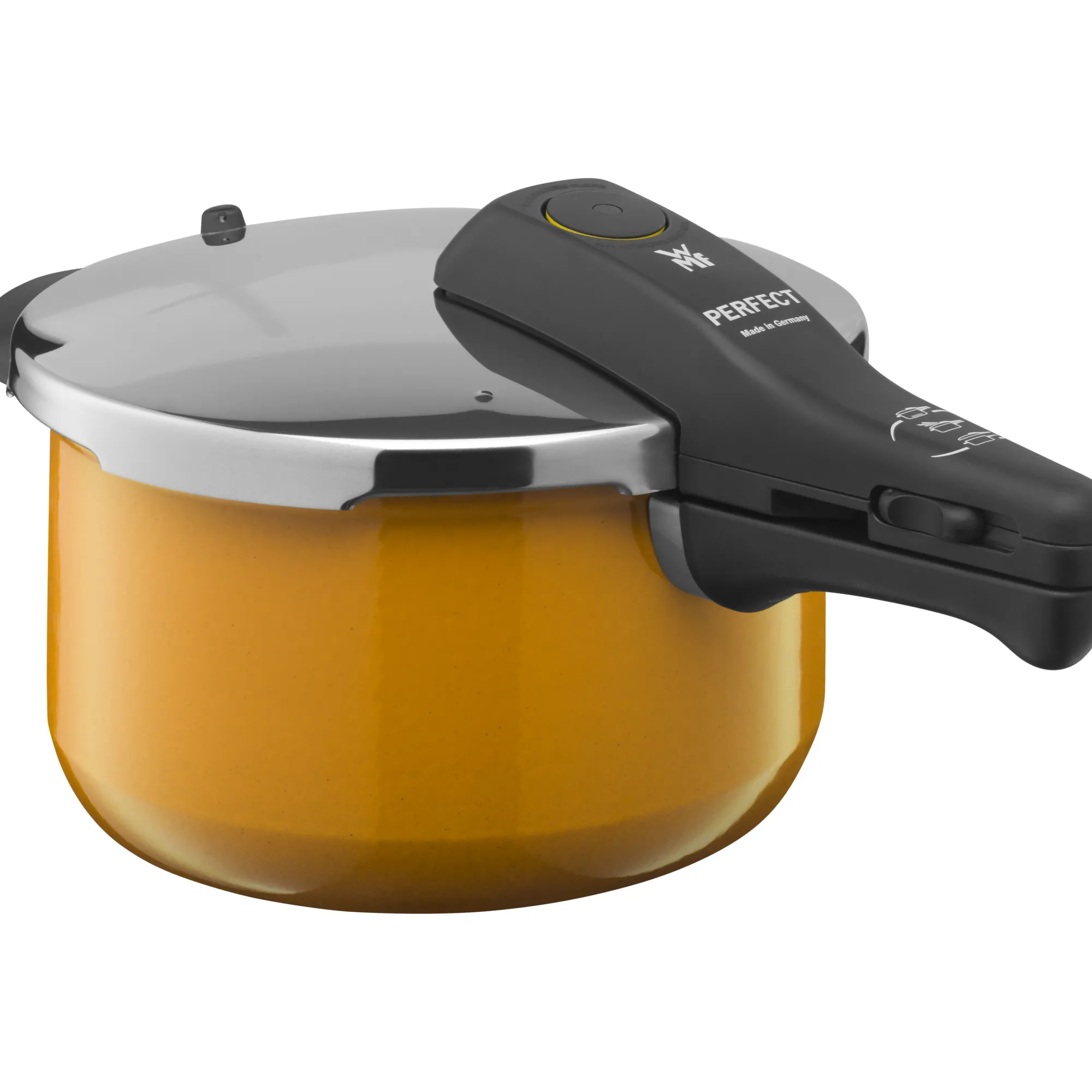 WMF Fusiontec Perfect Schnellkochtopf, 22 cm, 4,5 l Yellow| Schnellkochtöpfe|Induktionstöpfe