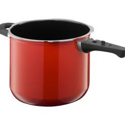 WMF Fusiontec Perfect Schnellkochtopf, 22 cm, 6,5 l Red| Schnellkochtöpfe