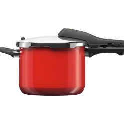 WMF Fusiontec Perfect Schnellkochtopf, 22 cm, 6,5 l Red| Schnellkochtöpfe