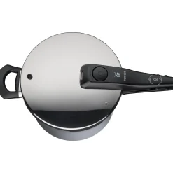 WMF Fusiontec Perfect Schnellkochtopf, 22 cm, 6,5 l, Platinum| Schnellkochtöpfe|Induktionstöpfe