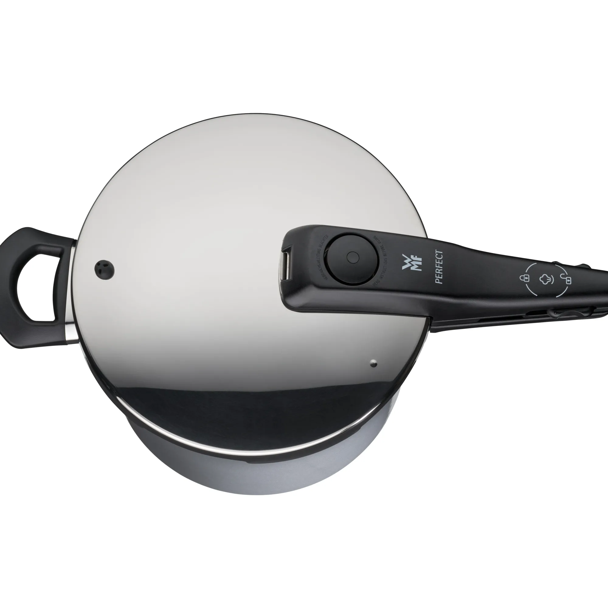 WMF Fusiontec Perfect Schnellkochtopf, 22 cm, 6,5 l, Platinum| Schnellkochtöpfe|Induktionstöpfe