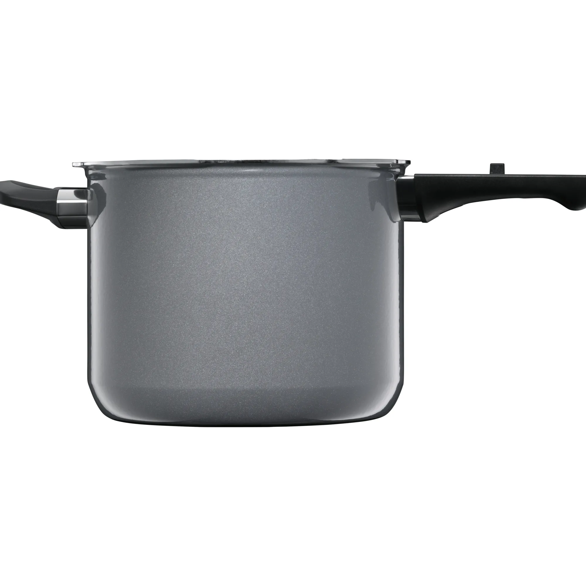 WMF Fusiontec Perfect Schnellkochtopf, 22 cm, 6,5 l, Platinum| Schnellkochtöpfe|Induktionstöpfe