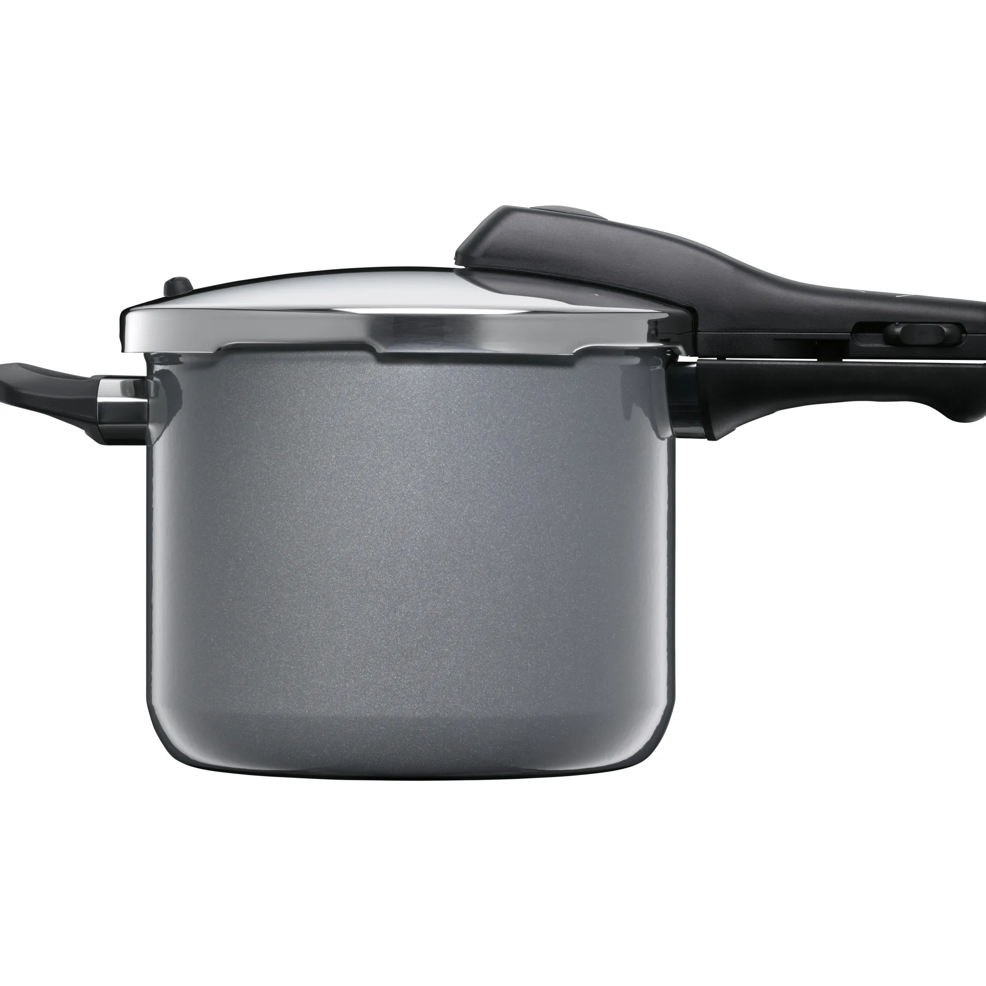WMF Fusiontec Perfect Schnellkochtopf, 22 cm, 6,5 l, Platinum| Schnellkochtöpfe|Induktionstöpfe