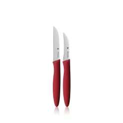 WMF Gemüsemesser-Set, 2-teilig, Rot| Weitere Küchenmesser|Schälmesser
