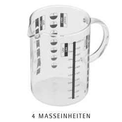 WMF Gourmet Messbecher 1,0 L| Backutensilien|Küchenutensilien