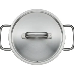 WMF Gourmet Plus Bratentopf mit Deckel, 20 cm| Induktionstöpfe