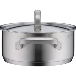 WMF Gourmet Plus Bratentopf mit Deckel, 20 cm| Induktionstöpfe
