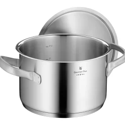WMF Gourmet Plus Bratentopf mit Deckel, 20 cm| Induktionstöpfe