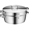 WMF Iconic Bräter mit Dampfgareinsatz, 28 cm| Bräter & Schmortöpfe