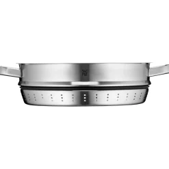 WMF Iconic Bräter mit Dampfgareinsatz, 28 cm| Bräter & Schmortöpfe