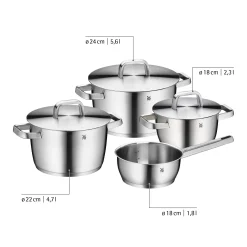 WMF Iconic Topf-Set, 4-teilig| Topfsets