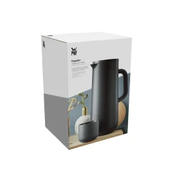 WMF Impulse Isolierkanne Kaffee, 1,0 l, Schwarz| Thermoskannen|Kaffeekannen