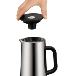 WMF Impulse Isolierkanne Kaffee, 1,0 l, Edelstahl| Thermoskannen|Kaffeekannen