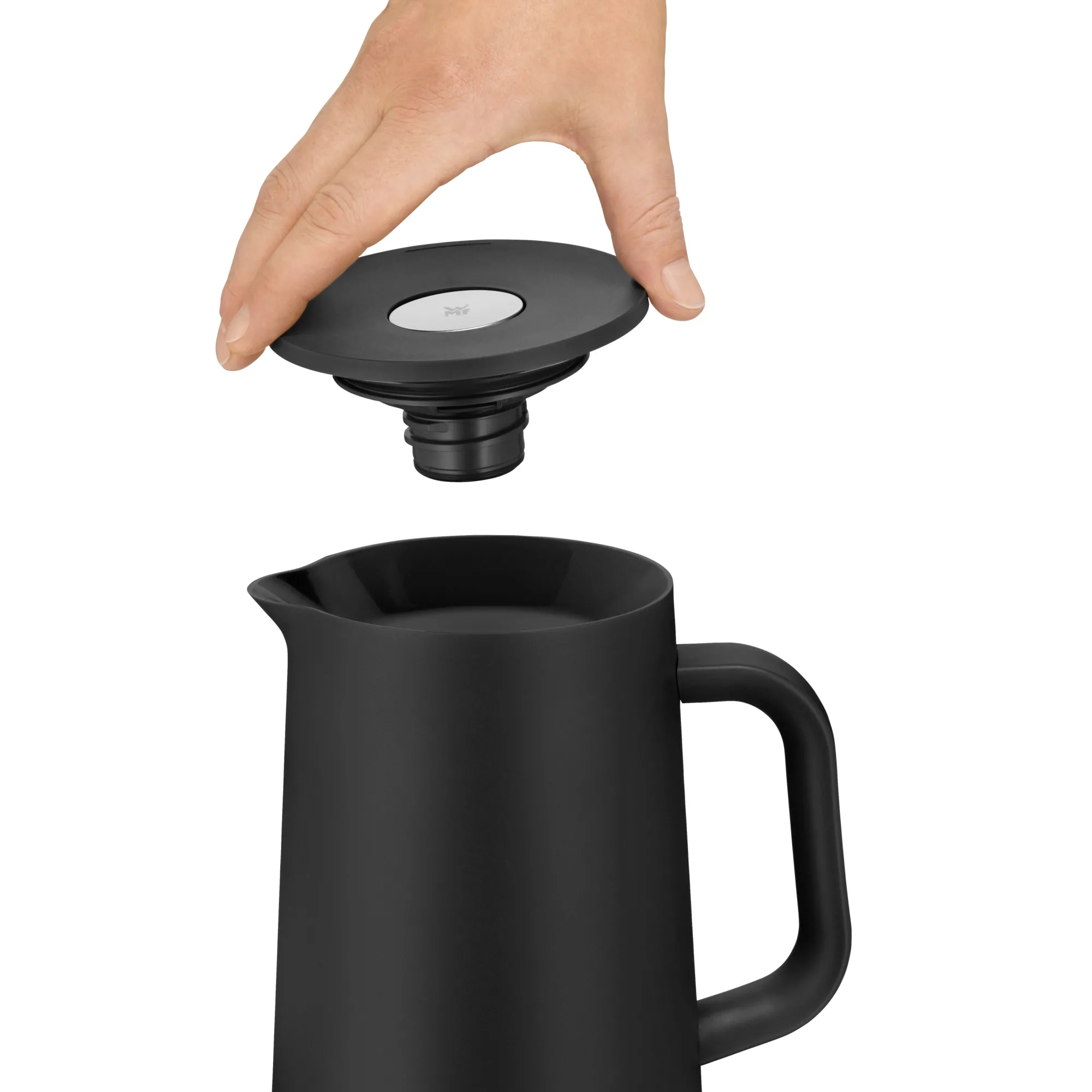 WMF Impulse Isolierkanne Tee, 1,0 l, Schwarz| Thermoskannen