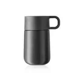 WMF Impulse Travel Mug Thermobecher, 0,3 l, Anthrazit matt| Thermobecher