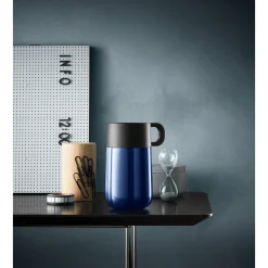 WMF Impulse Travel Mug Thermobecher, 0,3 l, Mitternachtsblau| Thermobecher
