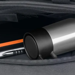 WMF Impulse Travel Mug Thermobecher, 0,3 l, Edelstahl gebürstet| Thermobecher